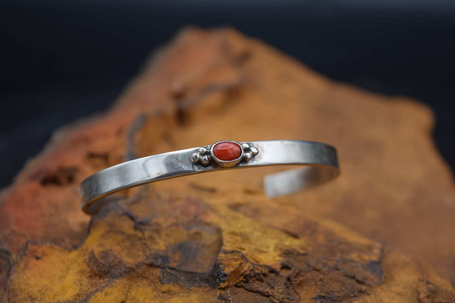 R Livingston Coral Stacker Cuff [6.5&quot;]