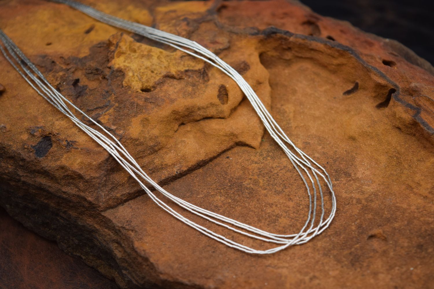 20&quot;  LIQUID SILVER NECKLACE