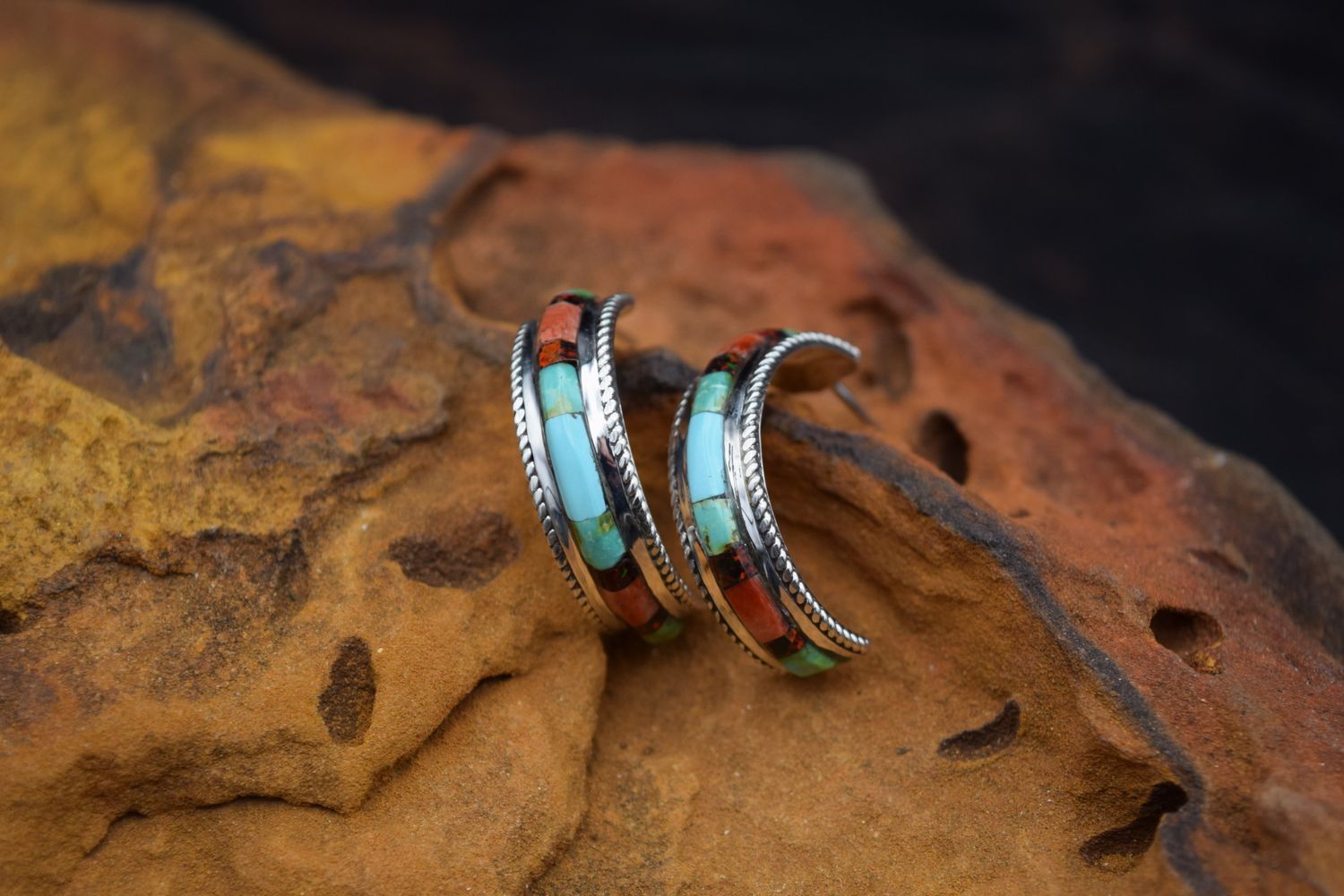 MULTI STONE EARRINGS