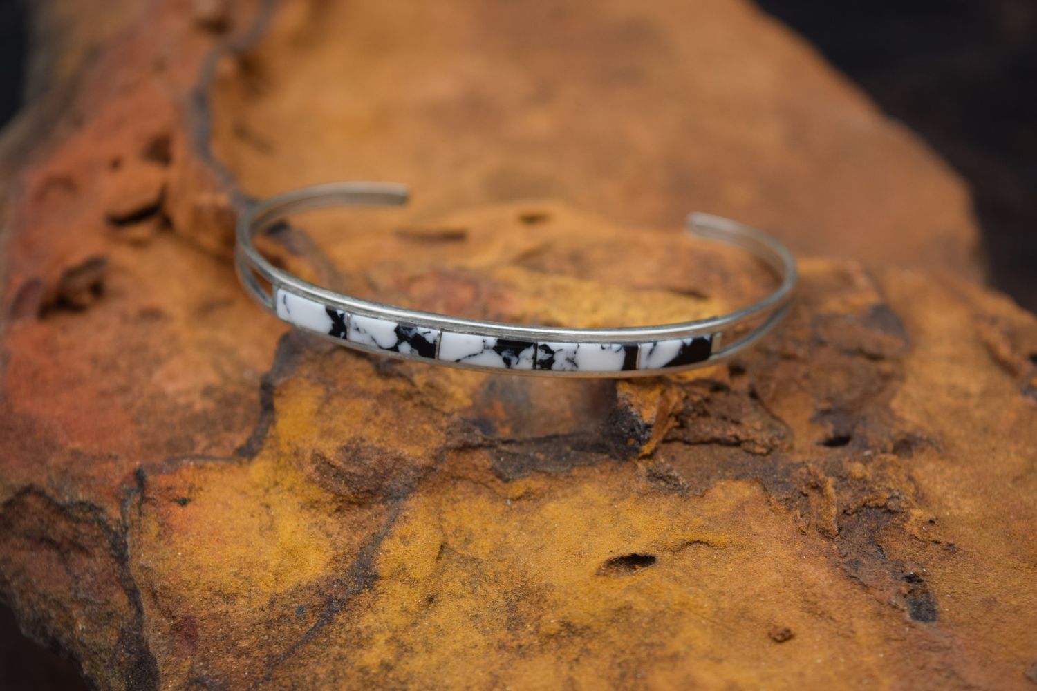 White Buffalo Stacker Cuff (6.25&quot;)