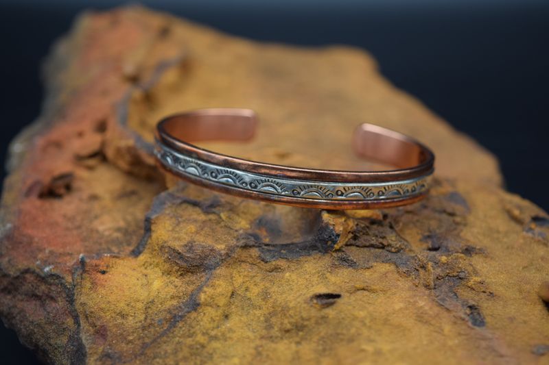 COPPER SILVER CUFF