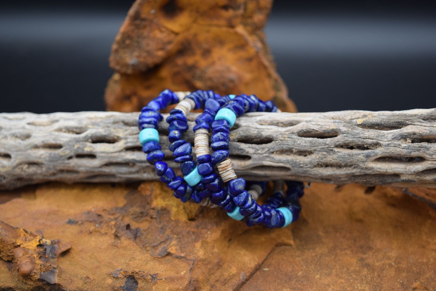 BLUE WRAP BRACELET