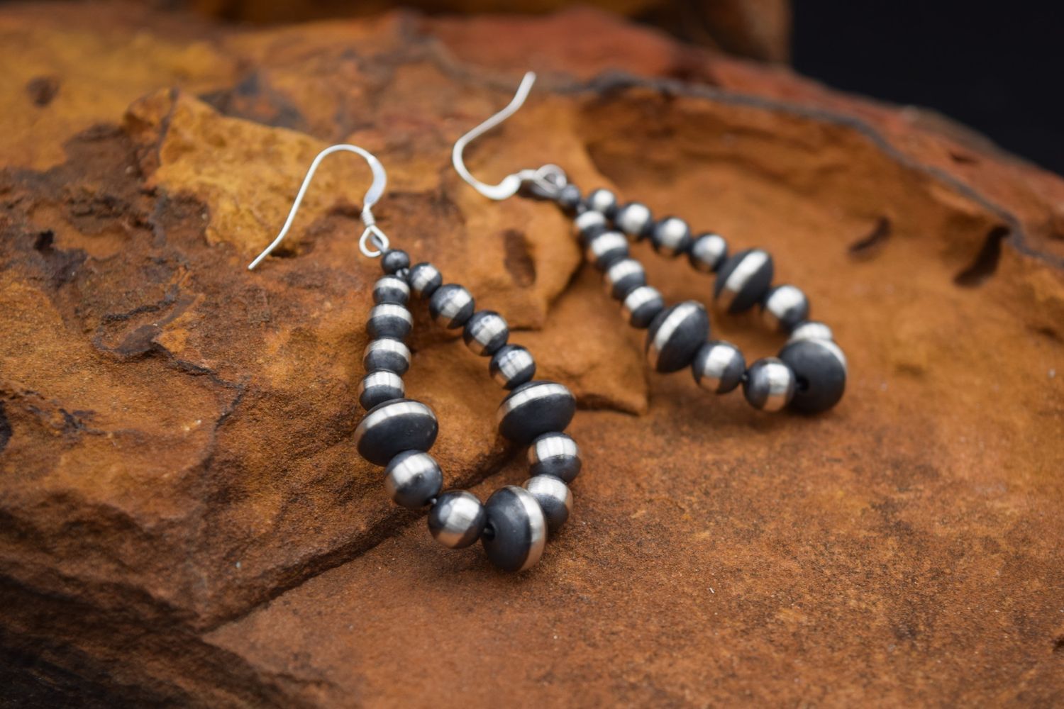 NAVAJO PEARL EARRINGS