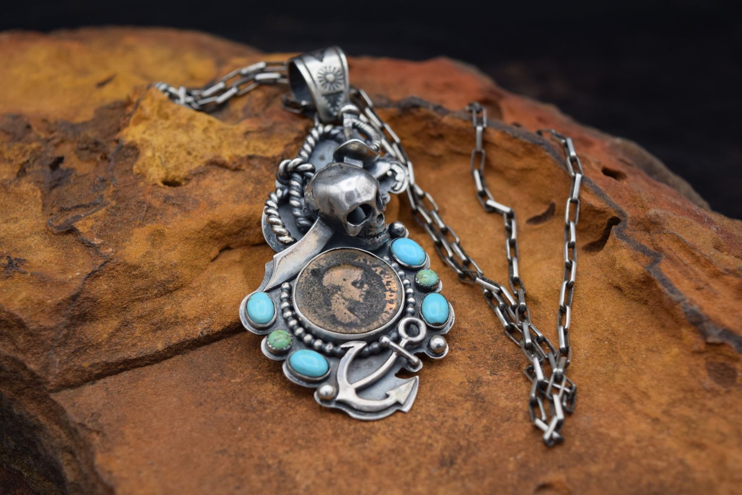 ELI GORMAN COIN PENDANT NECKLACE