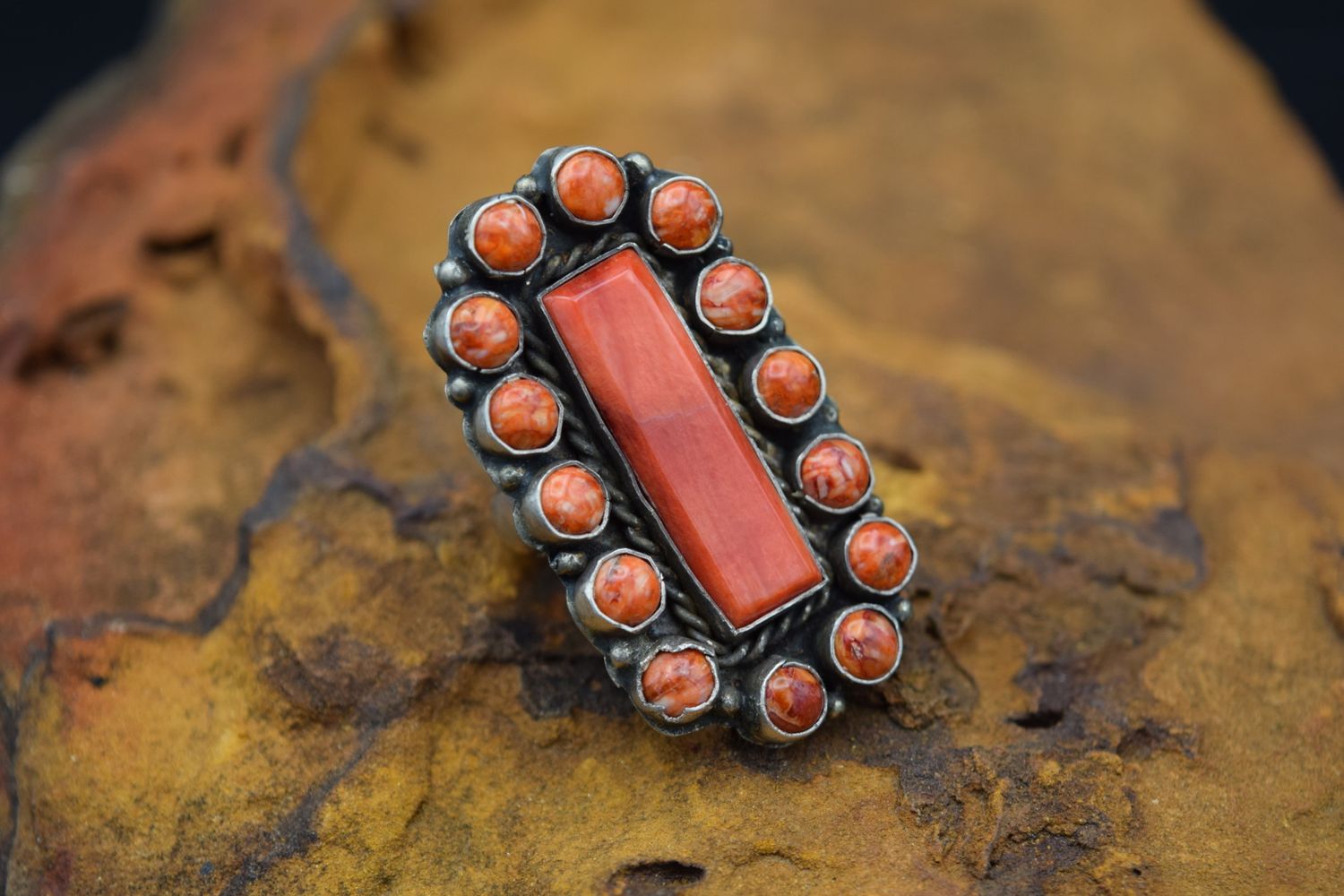 DELBERT BROWN CLUSTER RING (Size: 7)