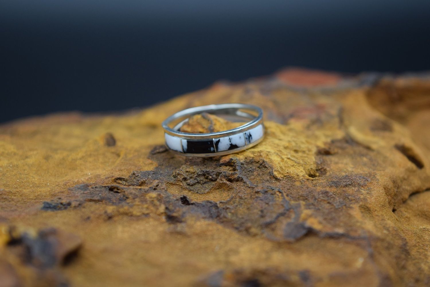 C.J. Kyle White Buffalo Stacker Ring (Size: 8.5)