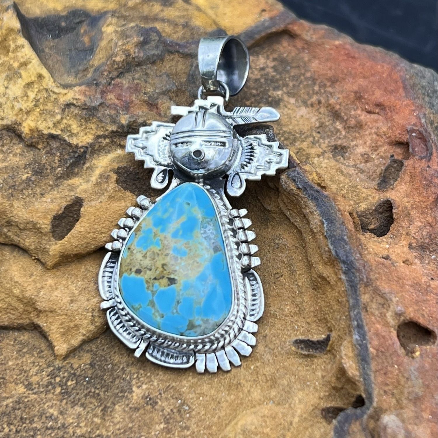 TURQUOISE BR PENDANT
