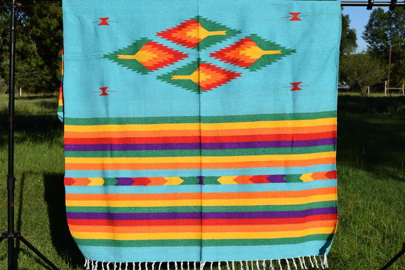 Fiesta Blanket [Light Turquoise]