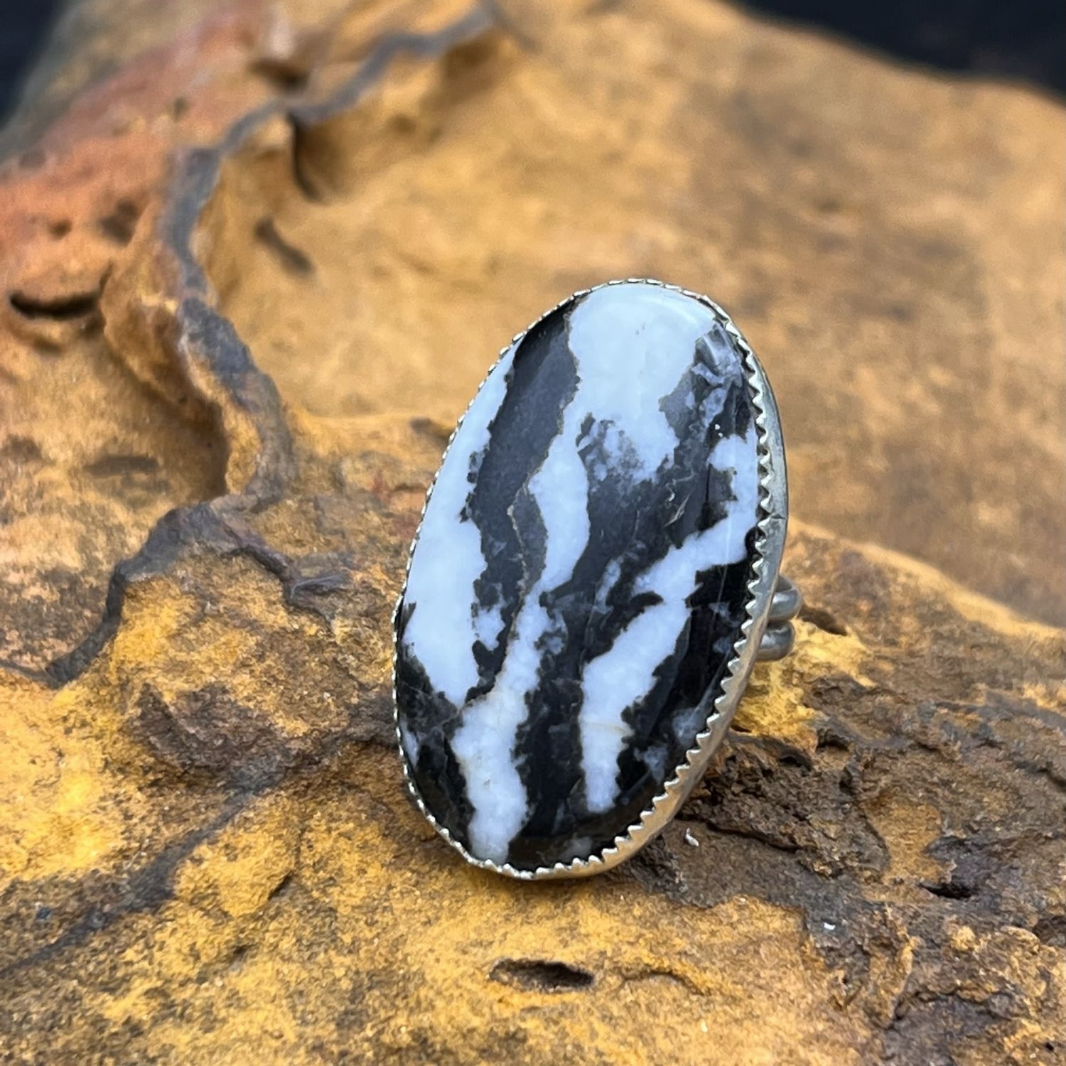 WHITE BUFFALO RING - DALLEN  [Size: 8]