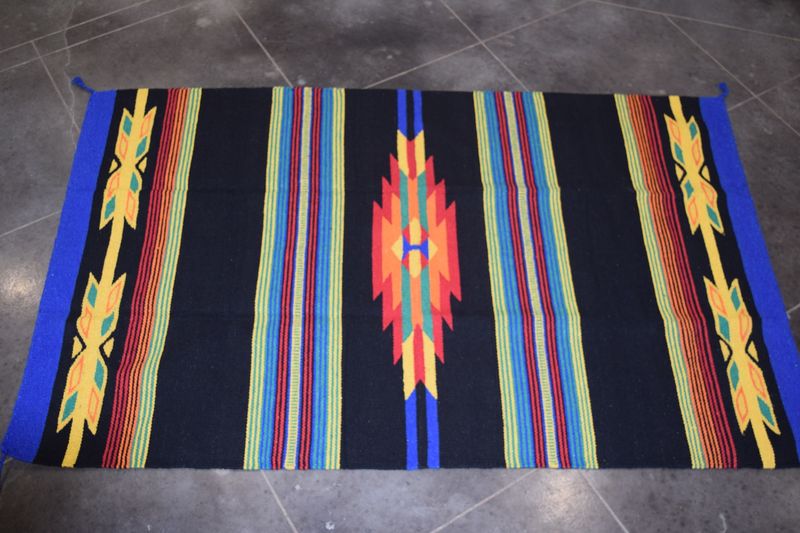 4&#39; X 6&#39; Cantina Rug [Black/Colors]