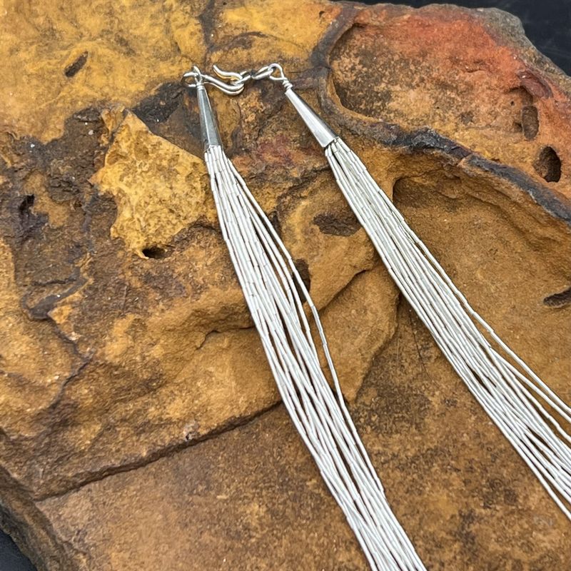 LIQUID SLVER NECKLACE [18&quot;]