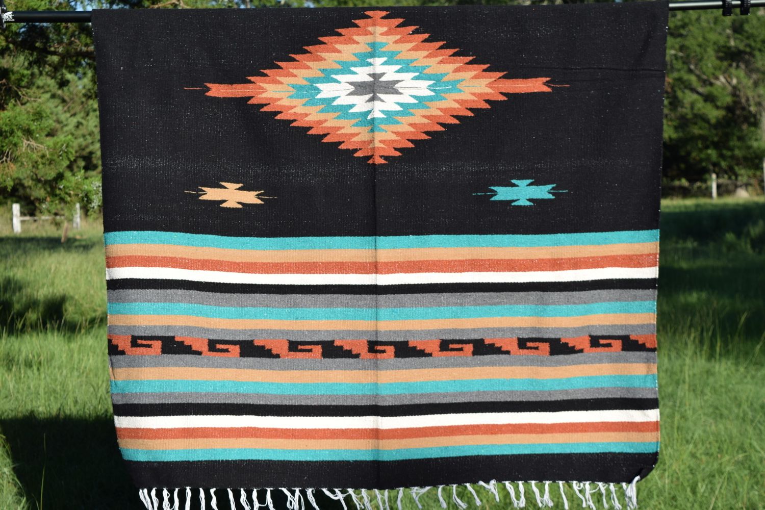 Mitla Blanket [Black]