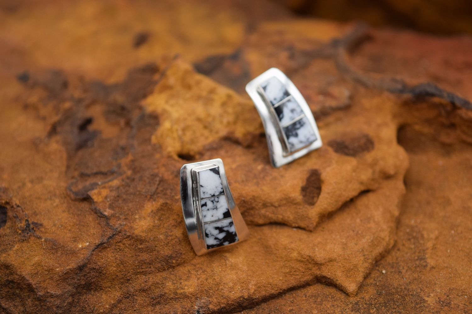 WHITE BUFFALO EARRINGS