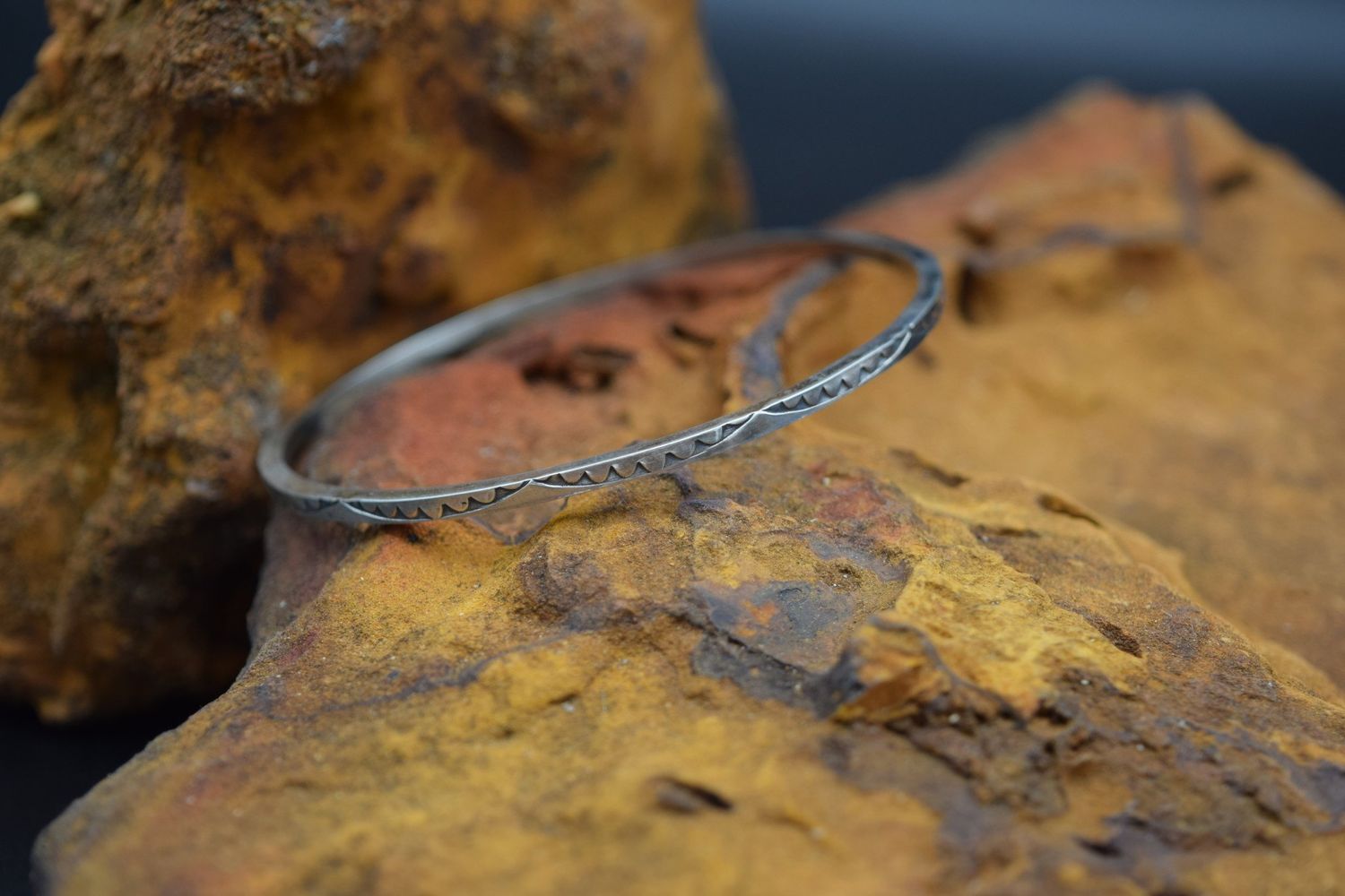 SILVER BANGLE BRACELET