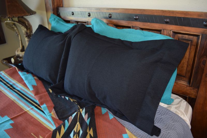 Black Pillow Sham