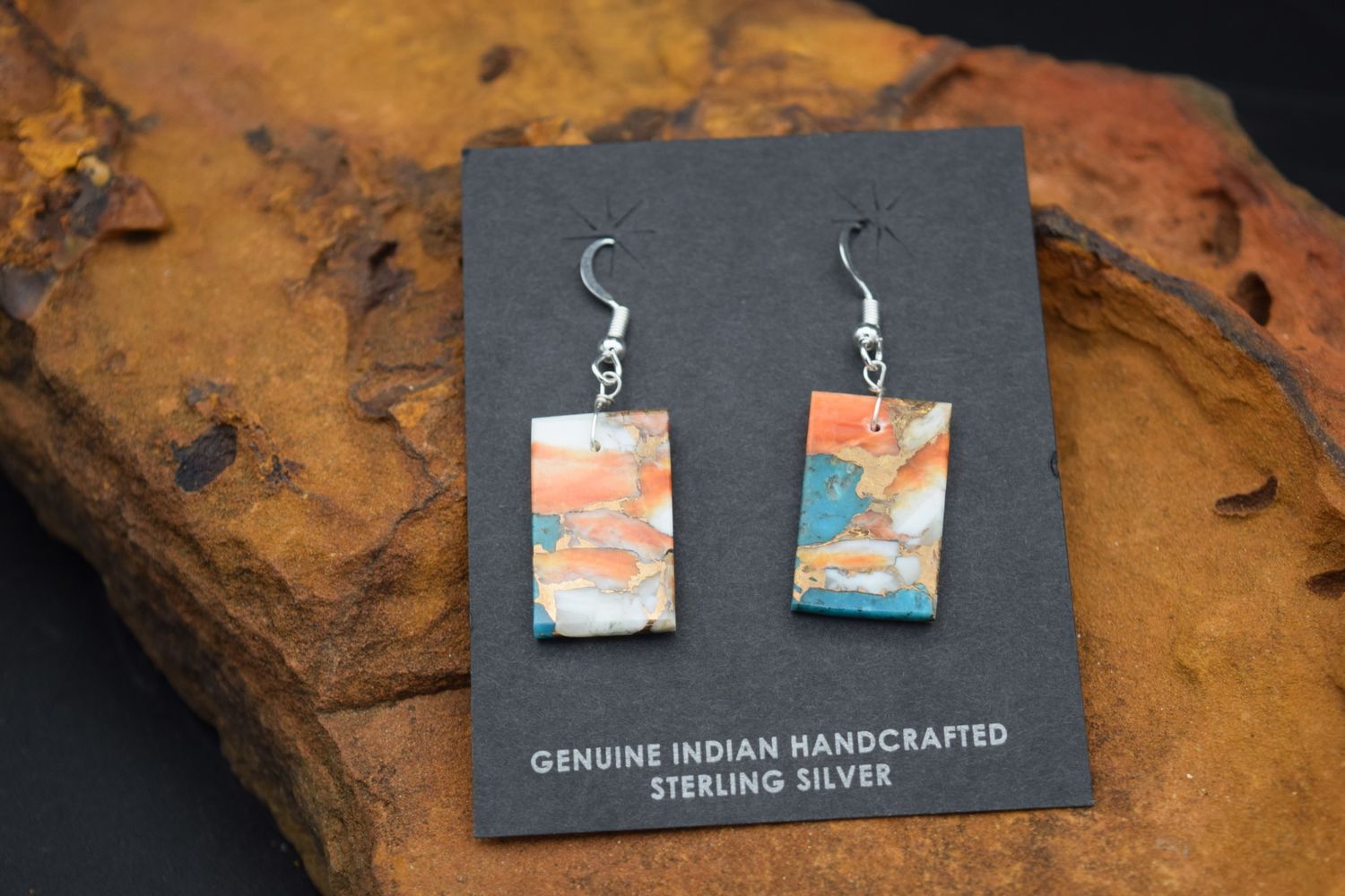 RON CHAVEZ SLAB EARRINGS