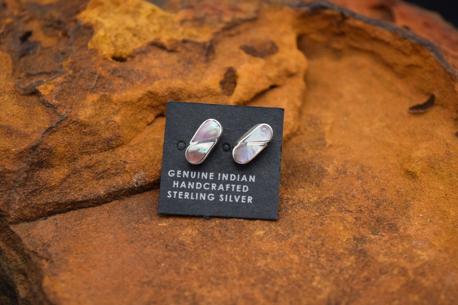 PINK PEARL STUD EARRINGS
