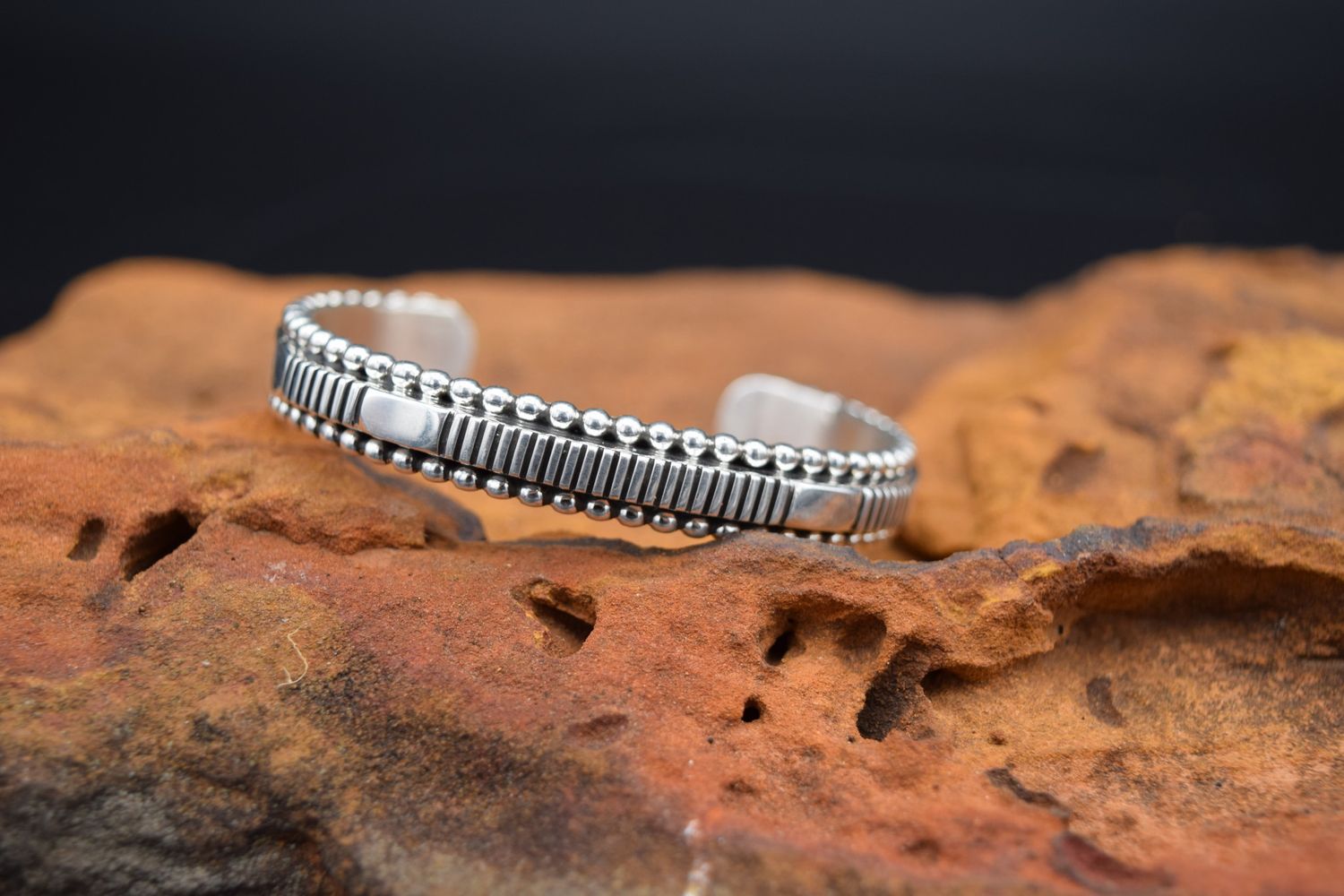 JONATHAN NEZ SILVER CUFF  (Size: 6)