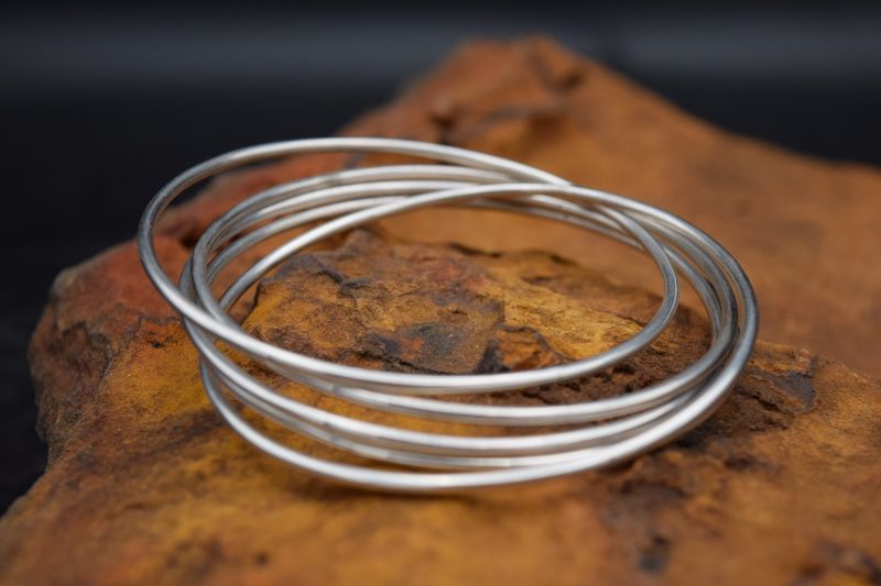 SILVER 5 PIECE BRACELET