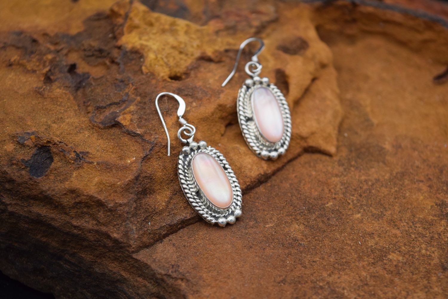 PINK PEARL EARRINGS