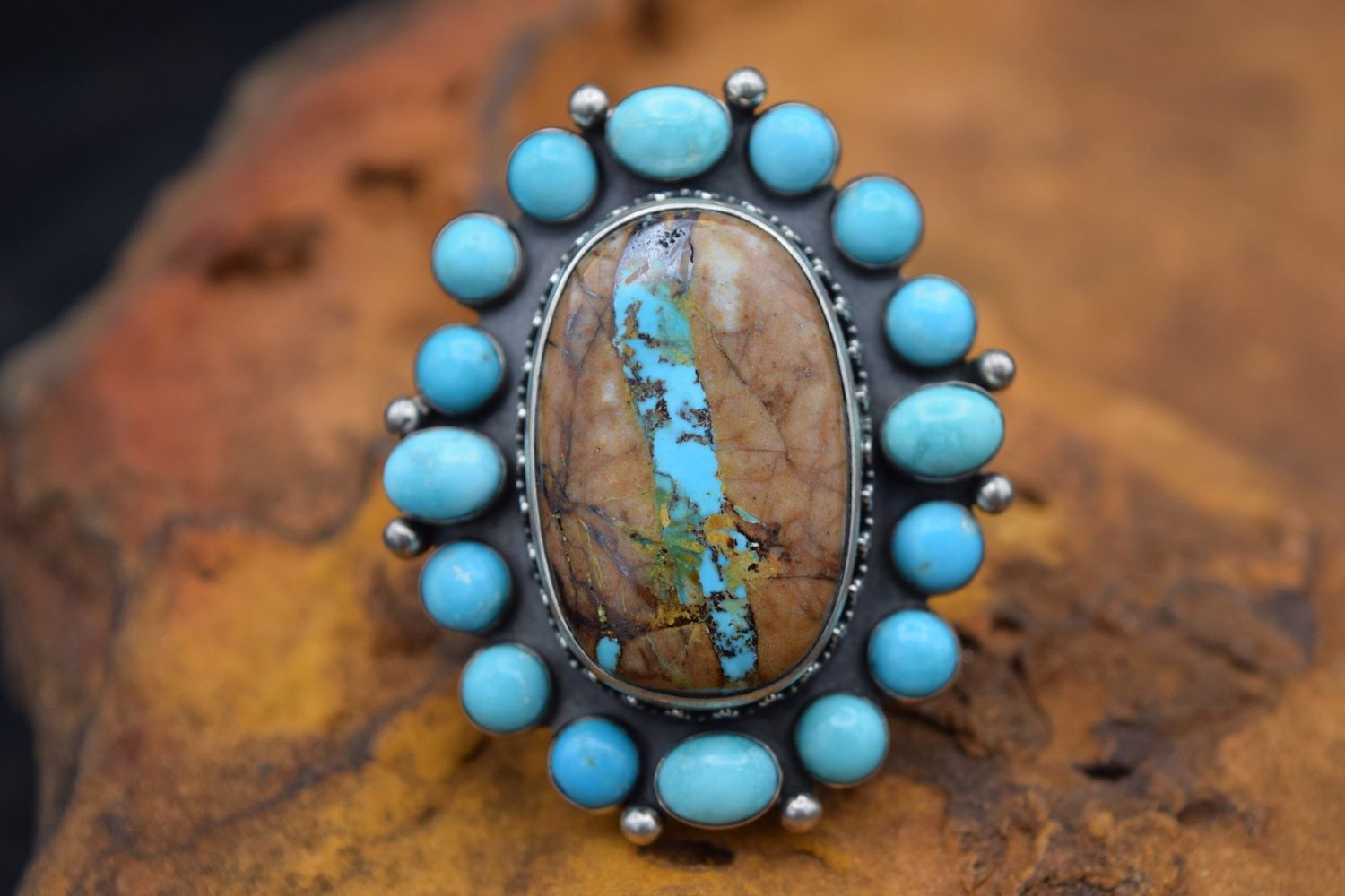 ELI GORMAN BLUE RIBBON RING [Size: 9]
