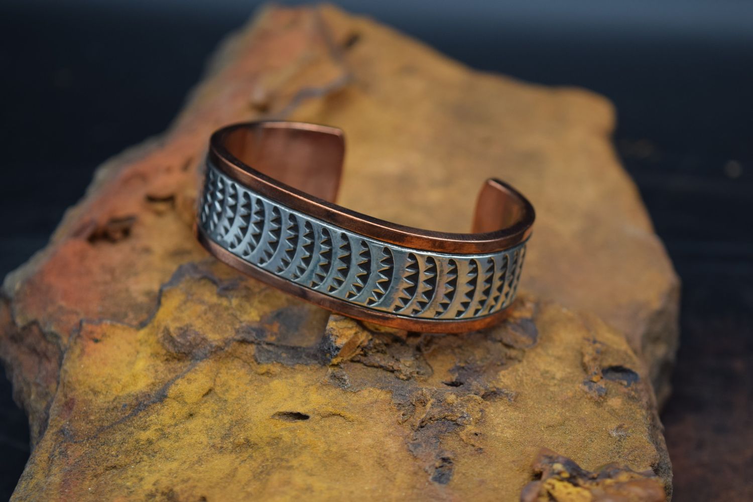 WYLIE SECATERO COPPER/SILVER CUFF [6.25&quot;]