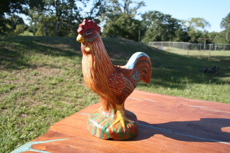 Ceramic Rooster  Planter - Small