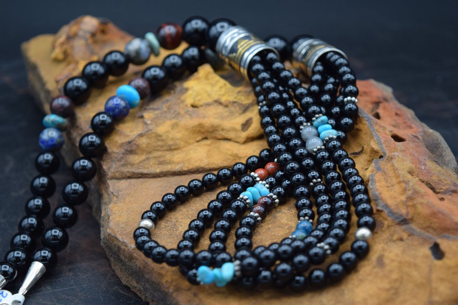 ROSITA SINGER ONYX NECKLACE