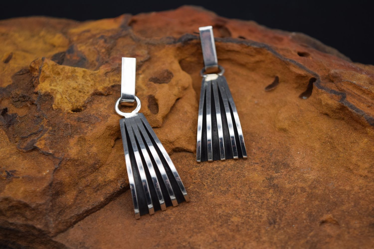Silver Fork Earrings