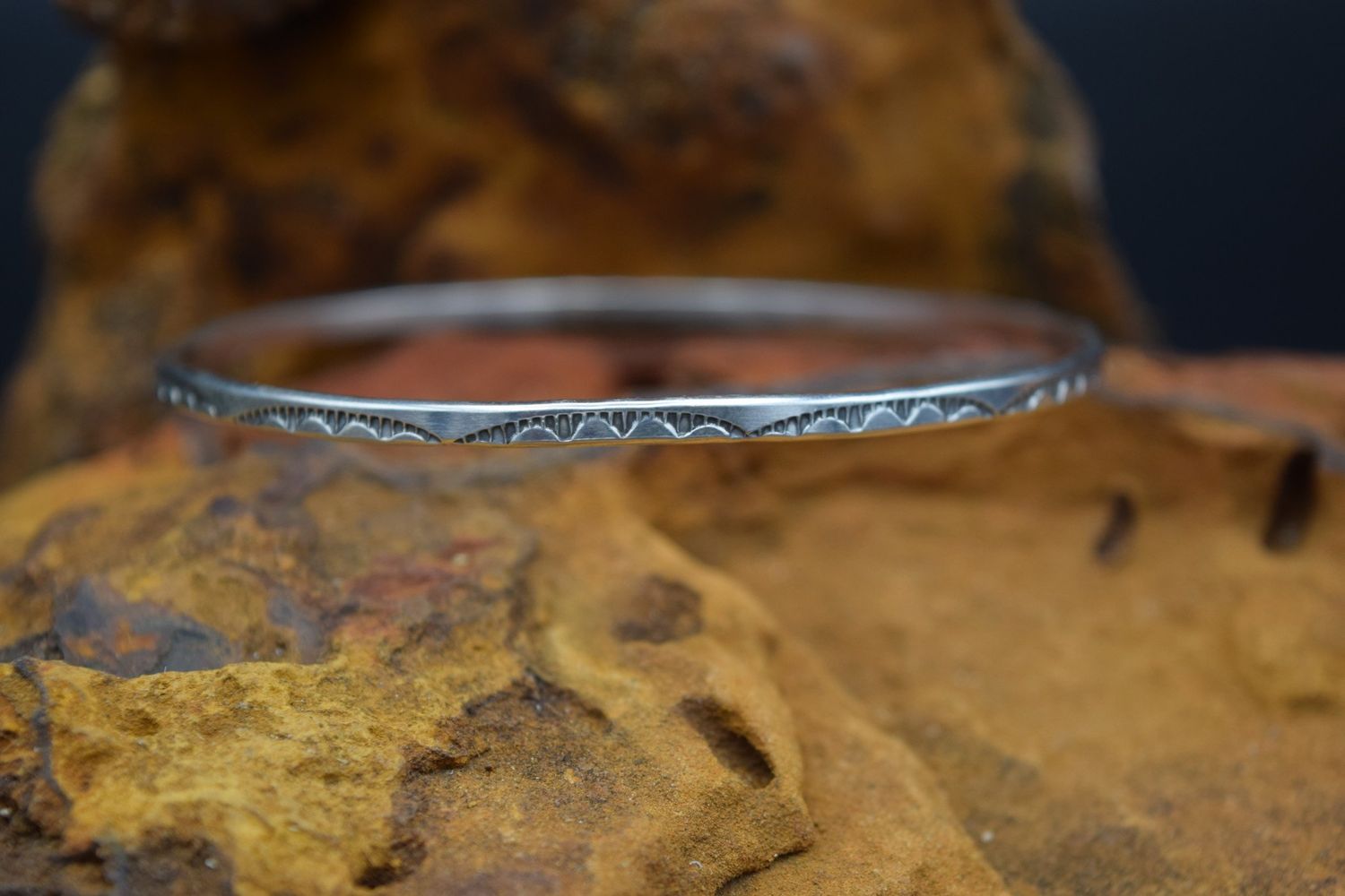 SILVER BANGLE BRACELET