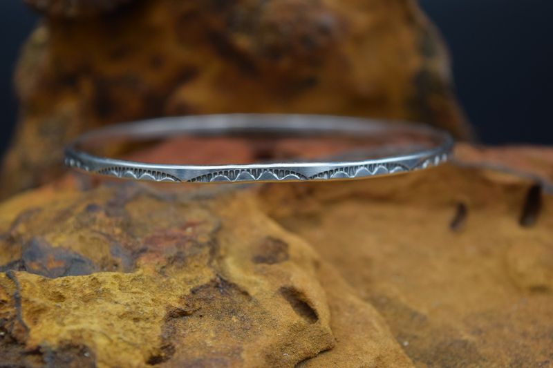 SILVER BANGLE BRACELET