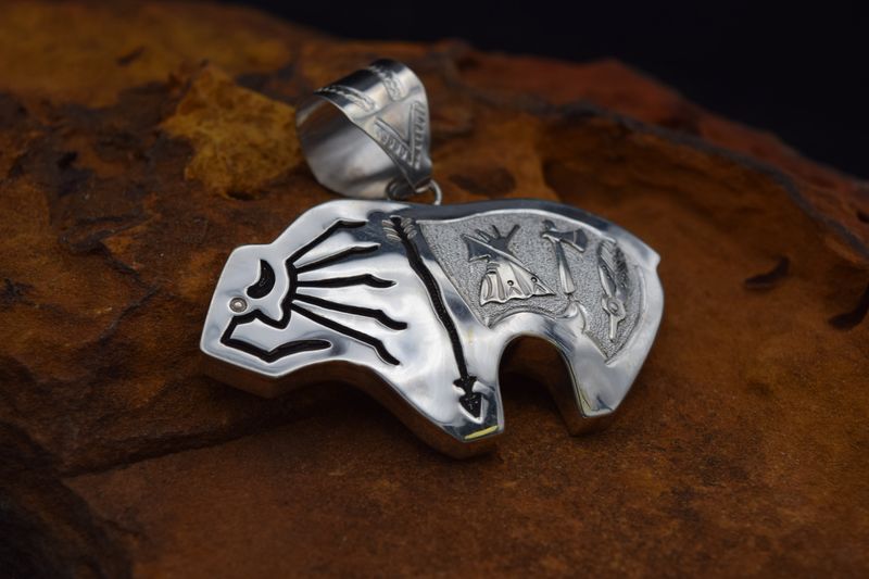 Alonzo Mariano Buffalo Pendant