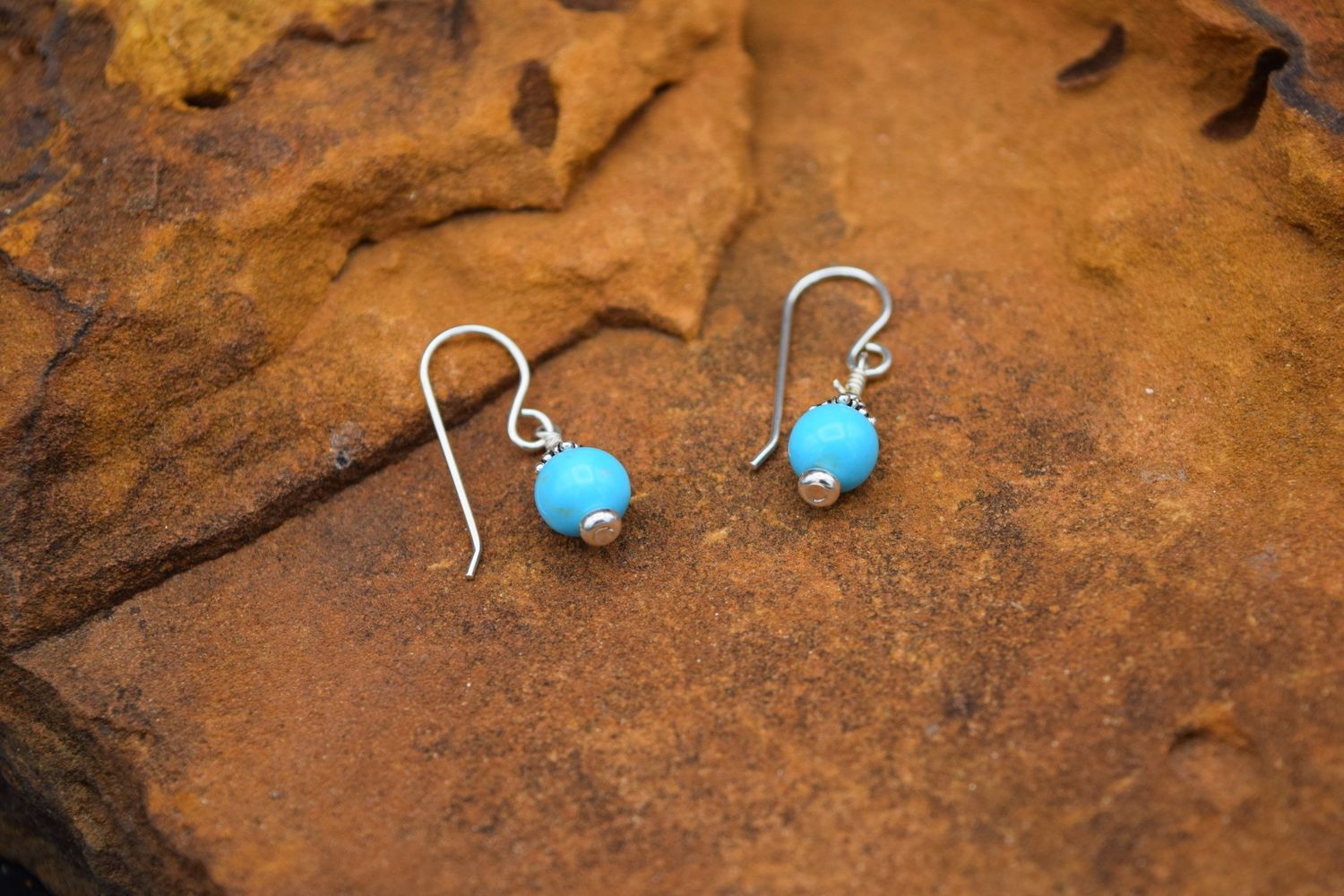 TURQUOISE PEARL EARRINGS
