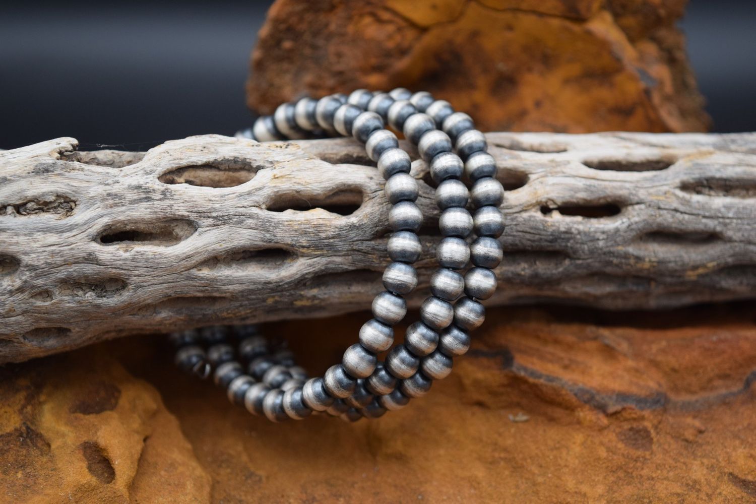NAVAJO PEARL WRAP BRACELET