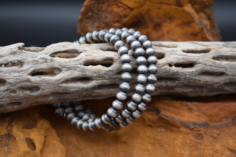 NAVAJO PEARL WRAP BRACELET