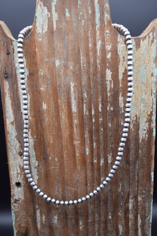NAVAJO PEARL NECKLACE 4MM 16&quot;