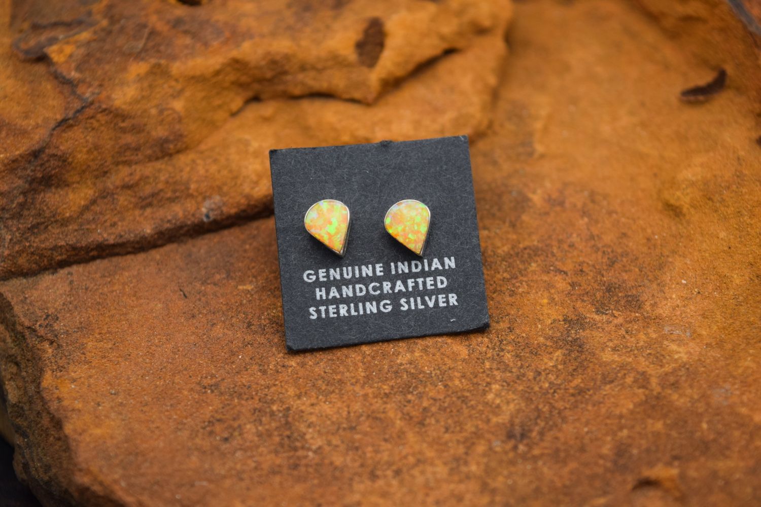 YELLOW PEARL STUD EARRINGS