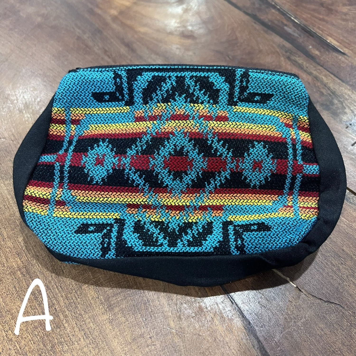 Small Southwest Cosmetic Bag (5&quot;x7&quot;), Color: A | Teal