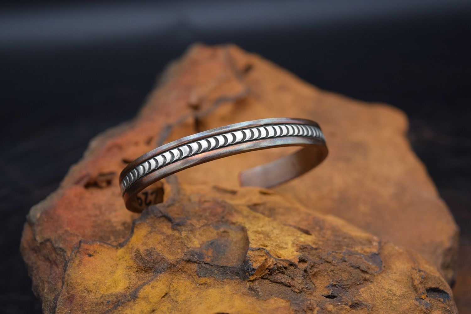 WYLIE SECATERO COPPER/SILVER CUFF [6.5&quot;]