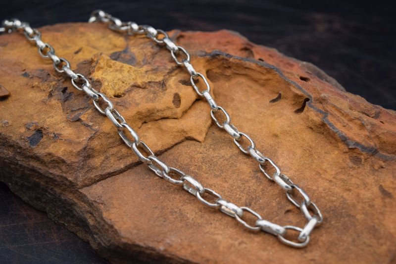 22&quot; PAPERCLIP CHAIN NECKLACE