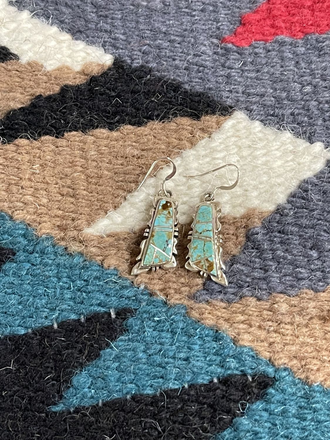 COPPER TURQUOISE EARRINGS