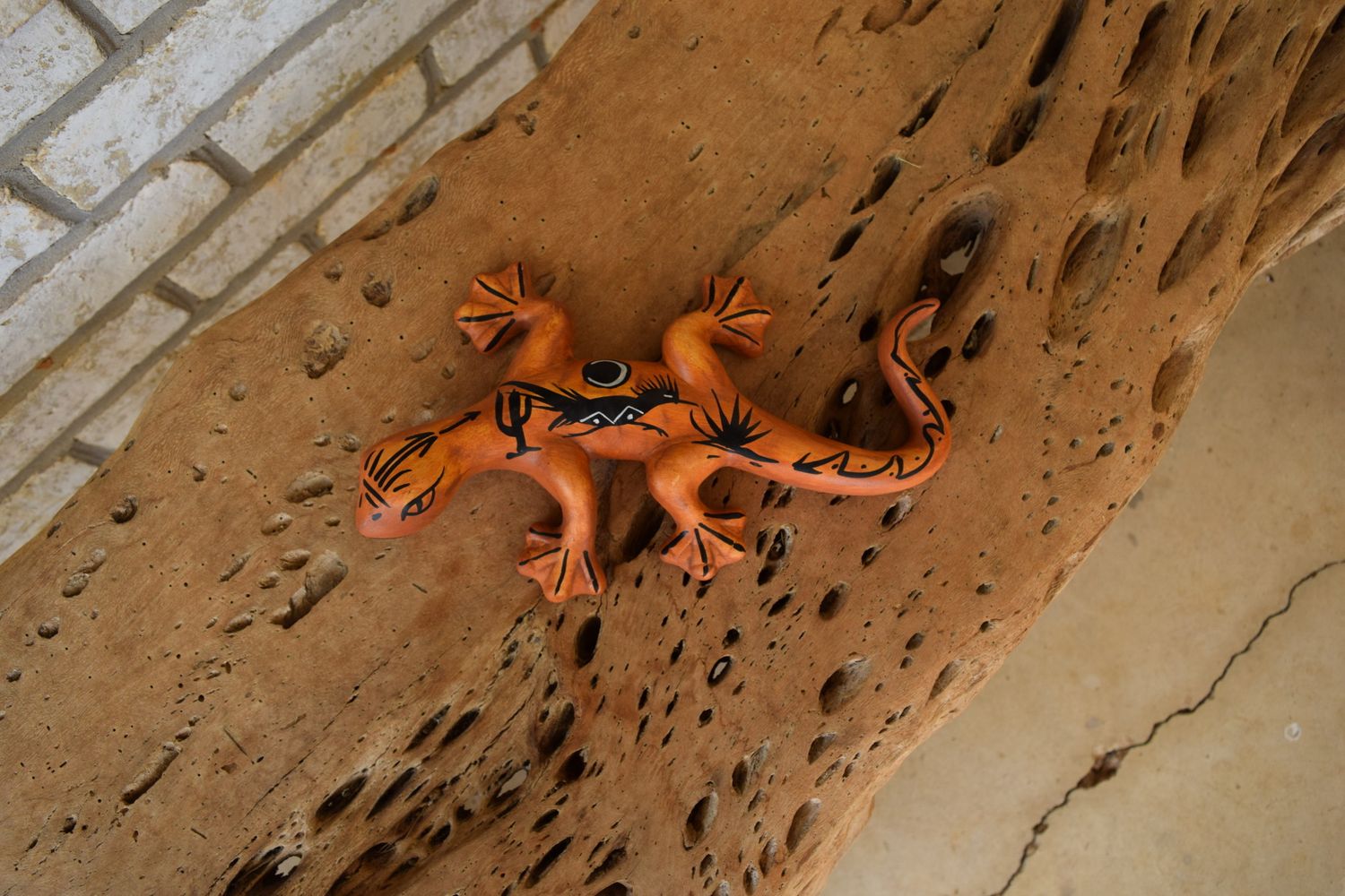 Ceramic Gecko [Orange]