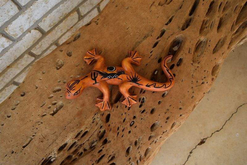 Ceramic Gecko [Orange]