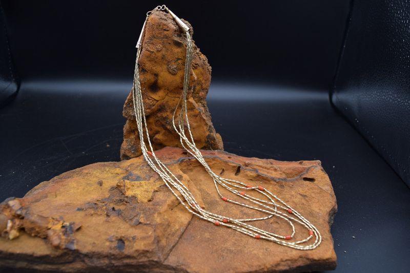 GOLDEN CORAL NECKLACE