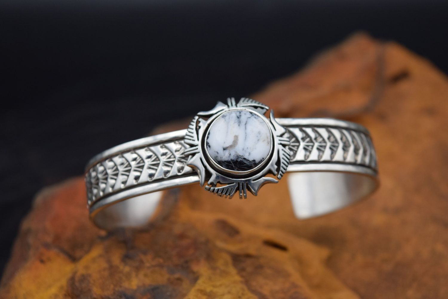 EDDIE SECATERO WHITE BUFFALO CUFF