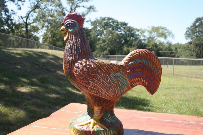 Ceramic Rooster Planter - Large
