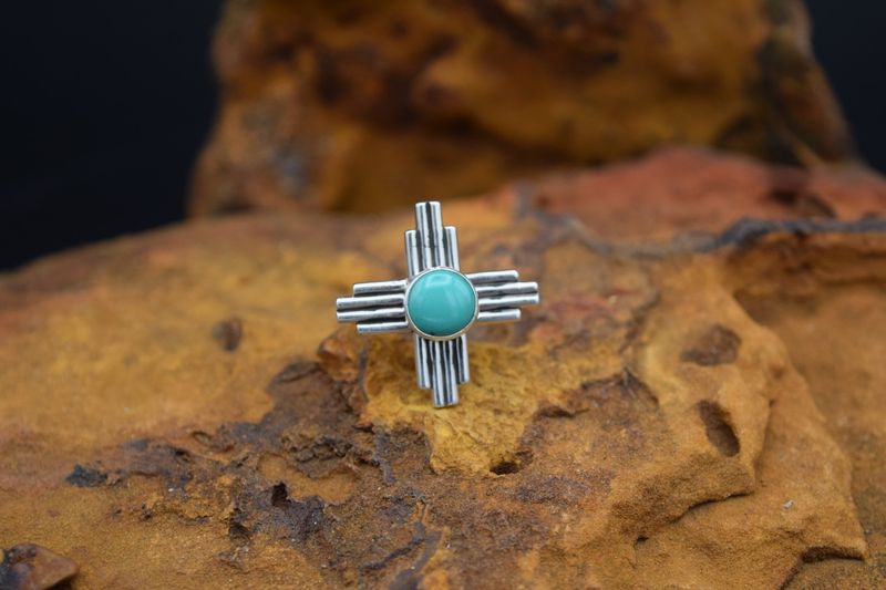 ZIA TURQUOISE RING (Size: 7.25)