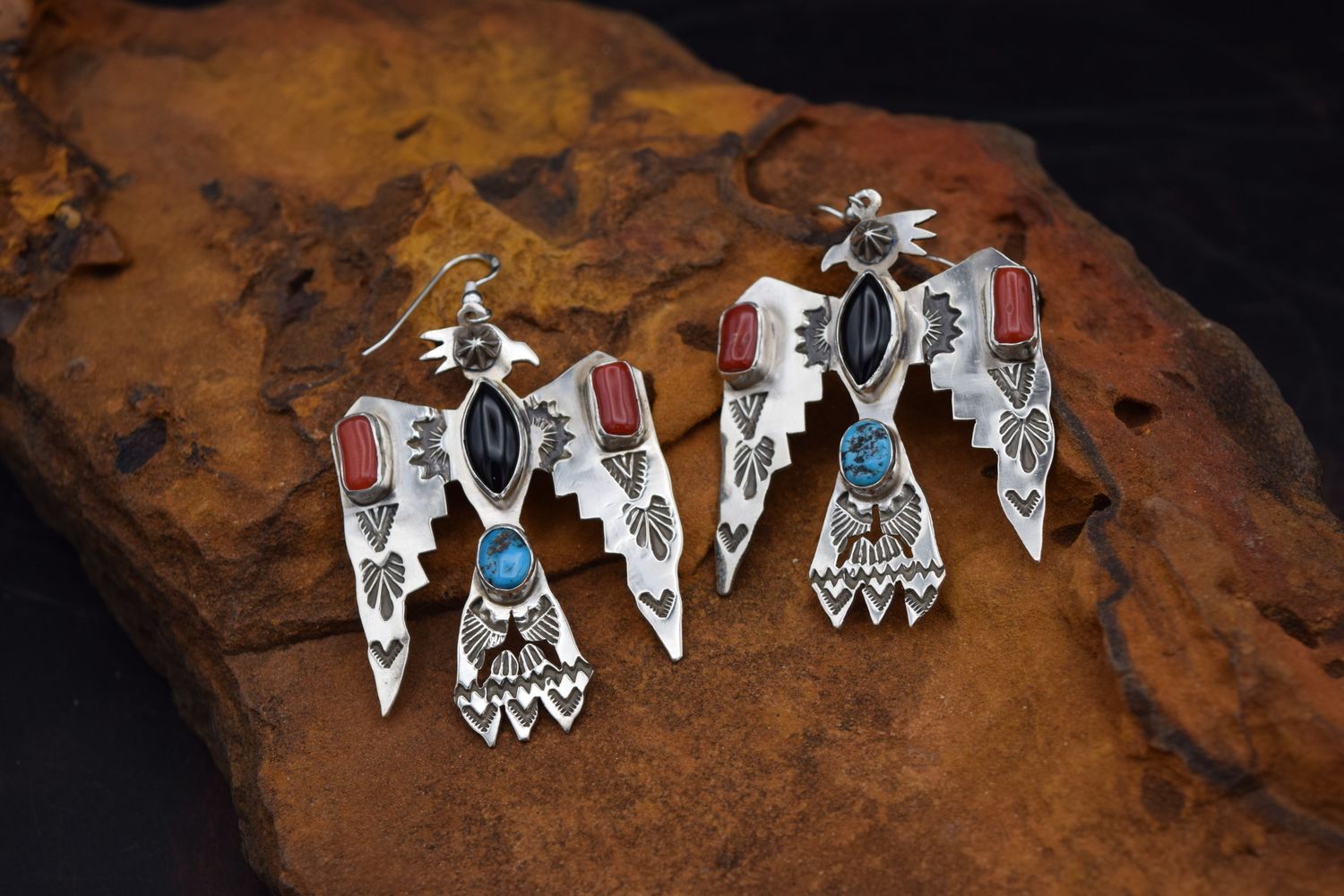 Steven Oliver Thunderbird Earrings