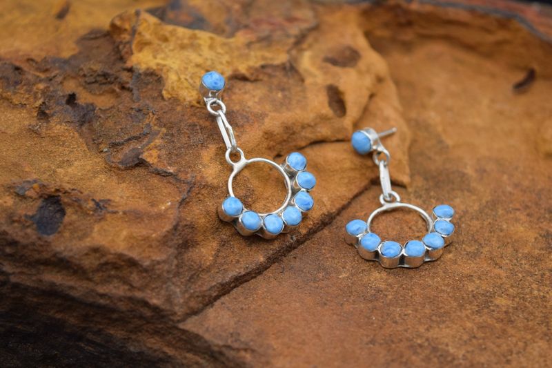 Erma Esalalio Zuni Earrings