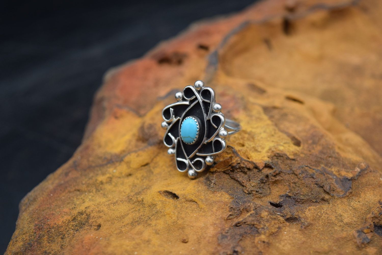 RM TURQUOISE RING [Size: 8]